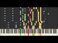 Yann Tiersen - Soir de fête (Synthesia Tutorial)