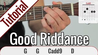 Green Day - Good Riddance (Time of Your Life) | Gitarren Tutorials Deutsch