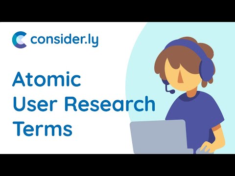 Atomic UX Research Terms