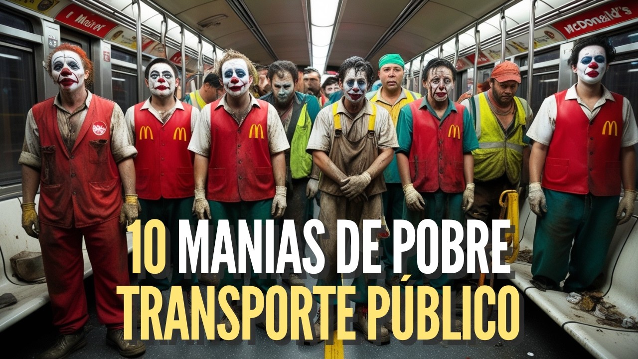 10 MANIAS DE POBRE NO TRANSPORTE PÚBLICO | Part 1