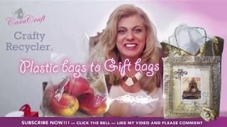 How to make gift bags from recycled plastic bags