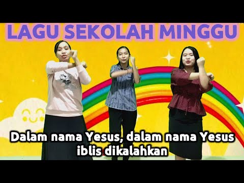 #sekolahminggu #smgt Gerak dan lagu sekolah minggu DALAM NAMA YESUS - KC. 241