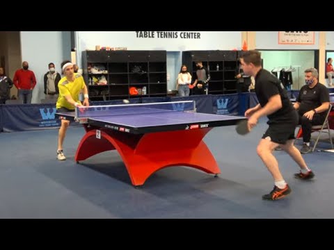 Westchester Table Tennis Center April 2021 Open Singles Final -Jimmy Butler vs Mishel Levinski