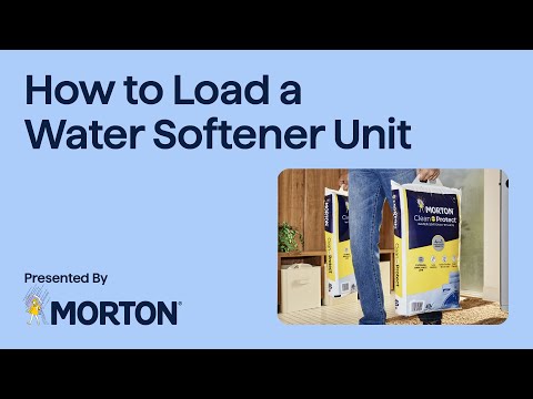 How to Load a Water Softener Unit