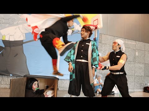 Rengoku's Dunkin' Donuts 2 || Demon Slayer Cosplay @ Anime Matsuri 2022