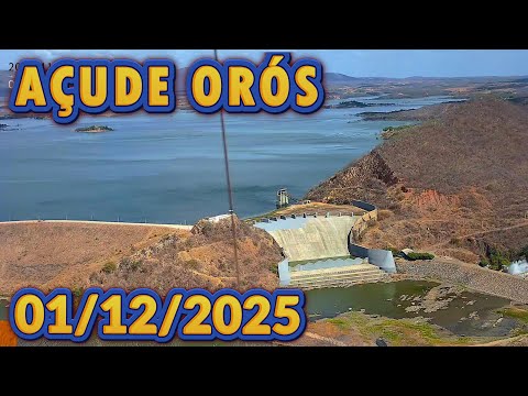 AÇUDE ORÓS DADOS ATUALIZADOS HOJE 01/12/2025 - ORÓS CEARÁ