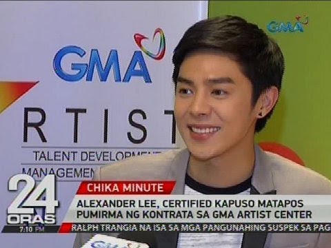 Alexander Lee, certified Kapuso matapos pumirma ng kontrata sa GMA Artist Center