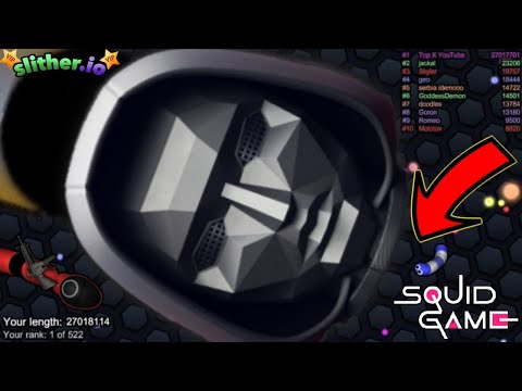 Slither.io A.I. NEW Squid Game Skin 🔥🔥🔥 - Epic Skin Slitherio Best Gameplay - Slither.io Vip 5.0.3