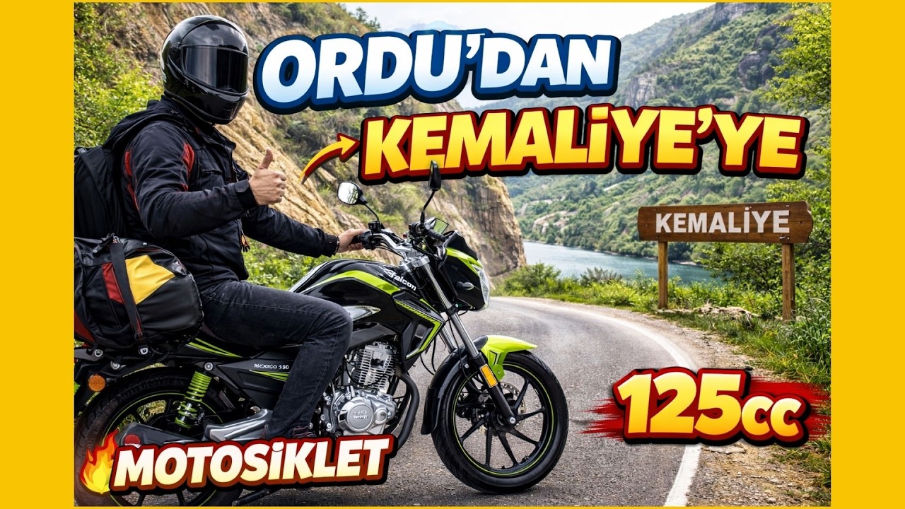 125cc ile Ordu’dan Kemaliye’ye Uzun Yol Macerası (Restorasyonlu)