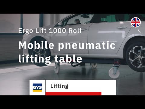 Ergo Lift 1000 Roll Lifting table - Designed and built for body shops