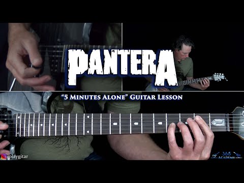 Pantera - 5 Minutes Alone Guitar Lesson