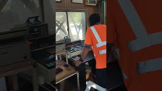 Concrete Batching Plant control room