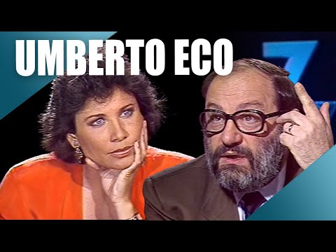 📺 Umberto Eco : "le monde vit pour aboutir à une émission de télé" | INA Culture