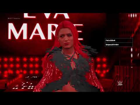 WWE 2K17 Alexa Bliss vs Eva Marie