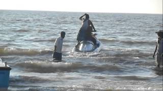 preview picture of video 'Water Scooter Riding at kudle beach'