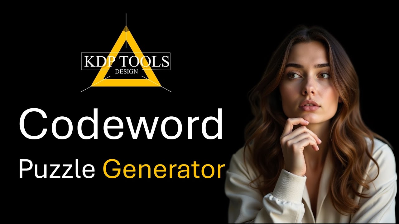 Codeword Puzzle Generator - Create Puzzle Books in Minutes! KDP-Etsy