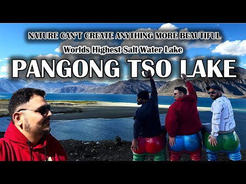 Pangong Tso the beauty you feel in your soul, Where water changes color with light but peace is same