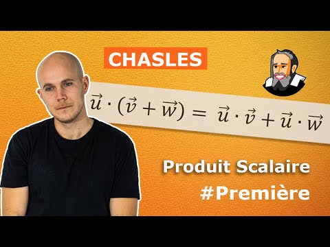 Exercice corrigé : CHASLES avec les produits scalaires - Première
