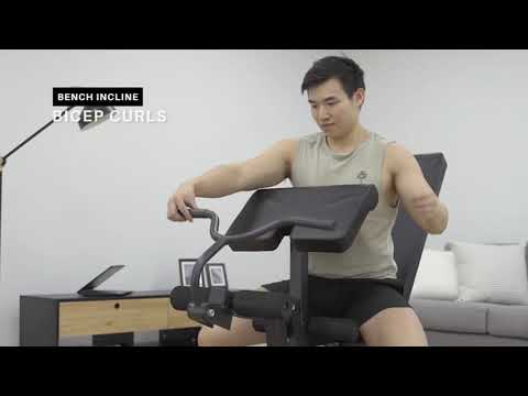 CORTEX BN-11 Exercise FID Bench with Preacher Pad & Leg Extension