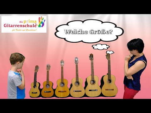 Gitarre lernen Kinder - Die richtige Gitarrengröße für Kinder