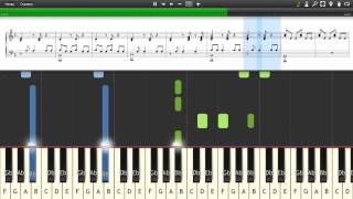 Tim Minchin - White Wine in the Sun - Piano tutorial and cover (Sheets + MIDI)