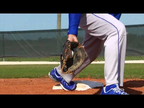 First Base Fielding Drills - Fundamentals of First Base Series by IMG Academy Baseball (3 of 4)