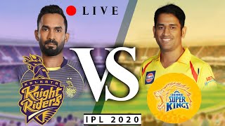 IPL 2020 LIVE #Match 21 | CSK vs KKR | IPL 2020 LIVE MATCH | KKR vs CSK | LIVE SCORECARD