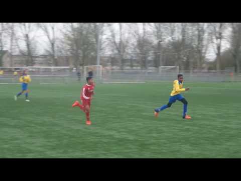 18-3-17  /    1Ste helft AS 80  JO12-1        -      SPORTING  Almere    JO12-1