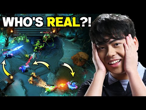 ana BIG BRAIN PLAYS on DROW RANGER - 200 IQ MANTA STYLE! DOTA 2