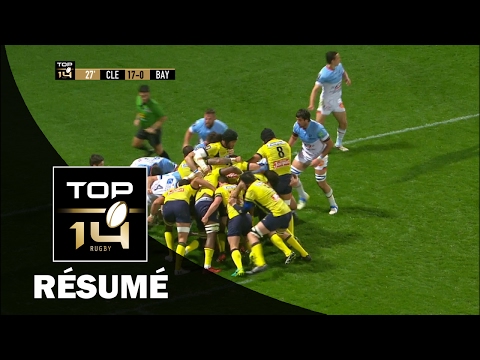 TOP 14 - Résumé Clermont-Bayonne: 46-27 - J18 - Saison 2016/2017