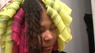 Curl Formers (extra wide and long curl formers on natural hair)