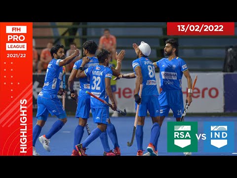 FIH Hockey Pro League Season 3: South Africa vs India (Men), Game 2 highlights