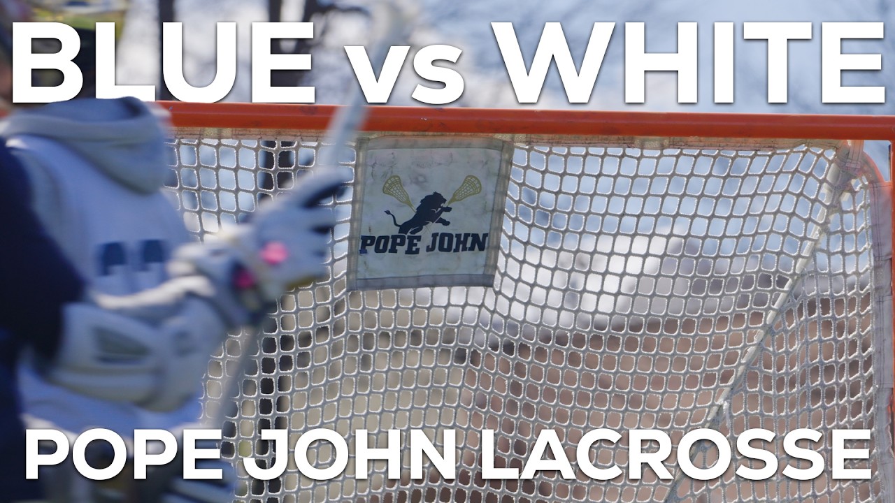 Blue Vs White Highlights - Pope John Boy's Lacrosse