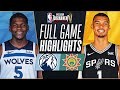 TIMBERWOLVES at SPURS | NBA IN-SEASON TOURNAMENT ? | FULL GAME HIGHLIGHTS | November 10, 2023