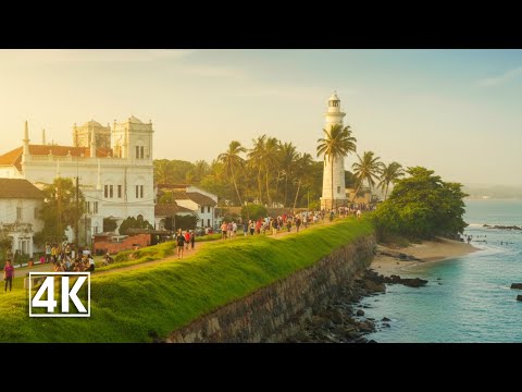 Magical Evening at Galle Fort! ✨ Golden Hour, Coastal Vibes & Lighthouse Glow 🇱🇰