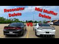 Resonator vs Muffler Delete (Which Sounds Better??)