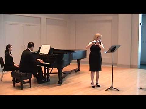 Karel Husa, Sonatina for Flute and Piano, allegretto giocoso