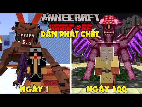 RAKYVN LÀM SAITAMA SINH TỒN 100 NGÀY TRONG MINECRAFT ONE PUNCH MAN SIÊU KHÓ!