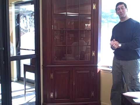 Furniture Spotlight: Henkel Harris Cherry Corner Cabinet - Piece of the Week