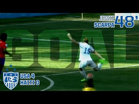 U-20 WNT vs. Haiti: Jessie Scarpa Goal - Dec.9, 2015