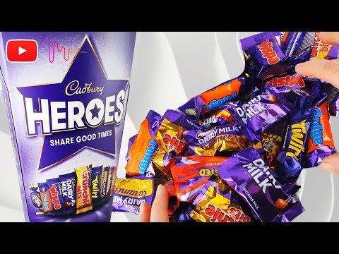 Cadbury Heroes | British Sharing Chocolates Treat Box | ASMR Presentation & Opening | Flavour Review