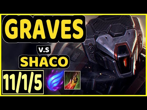 4LAN (GRAVES) vs SHACO - 11/1/5 KDA JUNGLE GAMEPLAY - BR Ranked DIAMOND