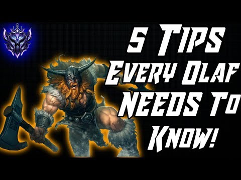 5 Tips Every Olaf NEEDS TO Know! League of Legends Olaf Guide Top/Jungle