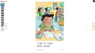 AZ Reading level B - After School (verbs)