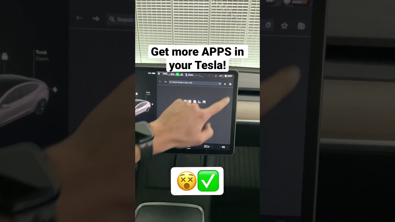 How to get more APPS in your Tesla! #tesla #apps