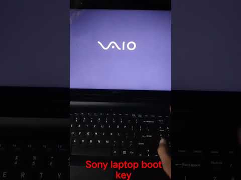 sony laptop boot menu key