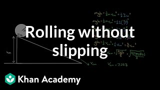 Rolling without slipping problems | Physics | Khan Academy