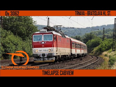 TimeLapse Cabview  |  Os 3062 Trnava - Bratislava