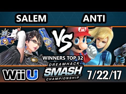 DHATL17 Smash 4 - MVG | Salem (Bayonetta) Vs. IMT | Anti (Mario, ZSS) - Winners Top 32- Smash Wii U