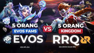 Download lagu 5 RRQ KINGDOM vs 5 EVOS FAMS DI MOBILE LEGENDS - DERBY FANS MPL mp3